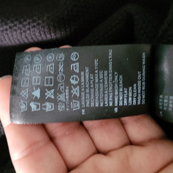 Sandro Textured Long Sleeve Black Skater Dress Size 1 (S) - Picture 11 of 13